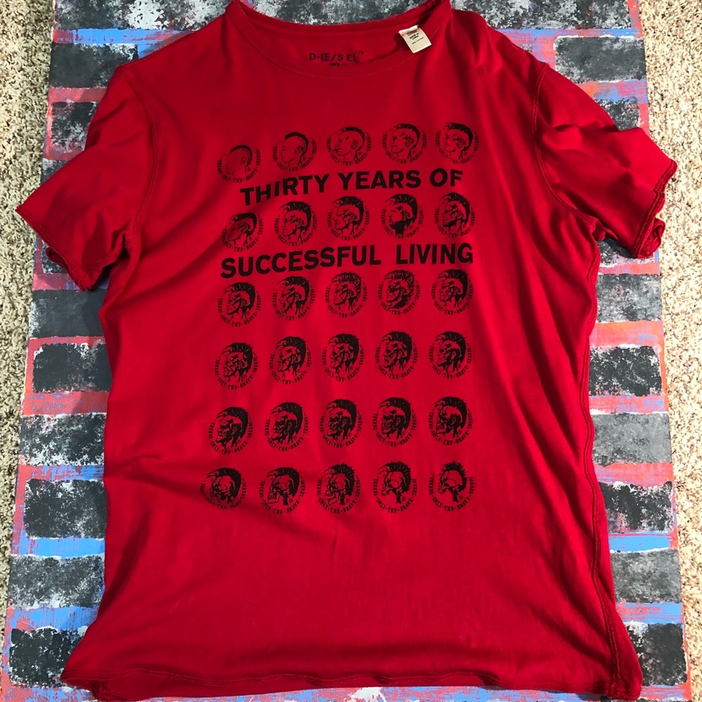 Mens Diesel “Successful Living” T Shirt